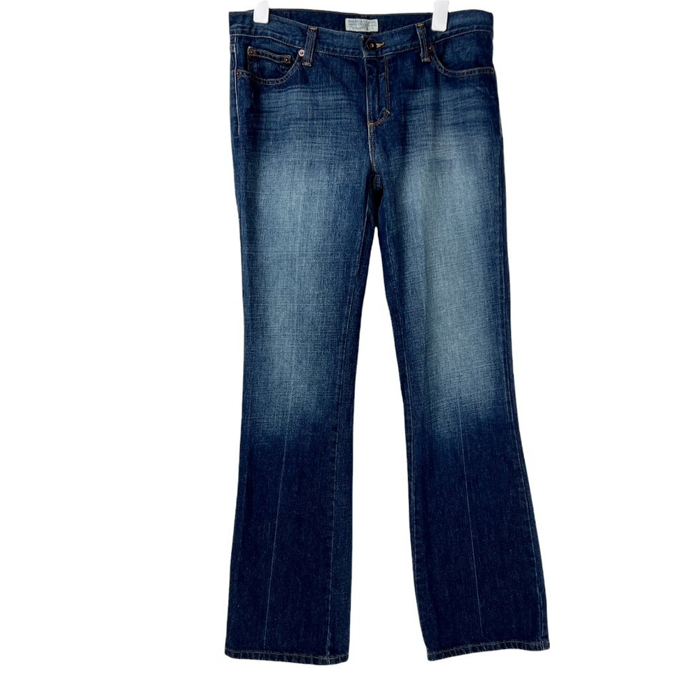 AE American Eagle Y2K Vintage Hipster Bootcut Blue Denim Jeans Size 8 Reg EUC
